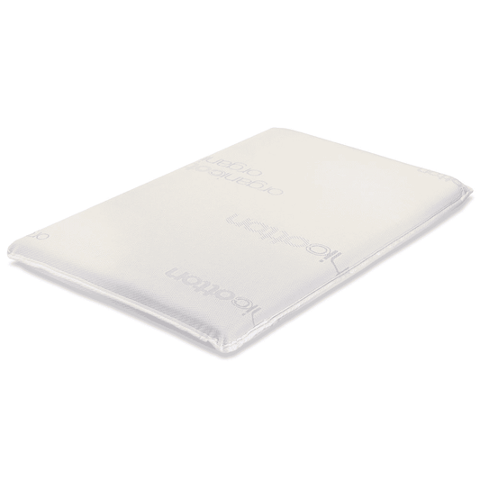 EcoDreams Mini Crib Mattress Pad – 100% Organic Cotton Top, Waterproof Protection | Perfect Fit for LA Baby Non-Full-Size Cribs - The Little Big Store