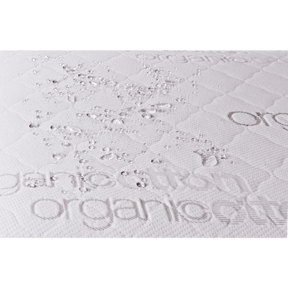 EcoDreams Mini Crib Mattress Pad – 100% Organic Cotton Top, Waterproof Protection | Perfect Fit for LA Baby Non-Full-Size Cribs - The Little Big Store