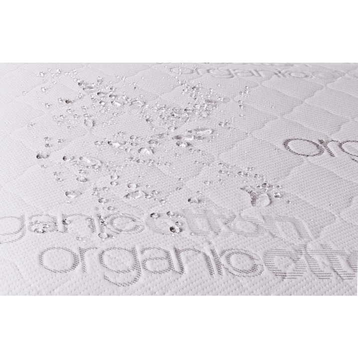 EcoDreams Mini Crib Mattress Pad – 100% Organic Cotton Top, Waterproof Protection | Perfect Fit for LA Baby Non-Full-Size Cribs - The Little Big Store