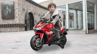 kids motorcycle 12V motorcycle for kids 3 4 5 6 years Boys Girls 12v7ah kids motorcycle ride on toy with Training Wheels/manual throttle/ drive by hand /Lighting wheels - The Little Big Store