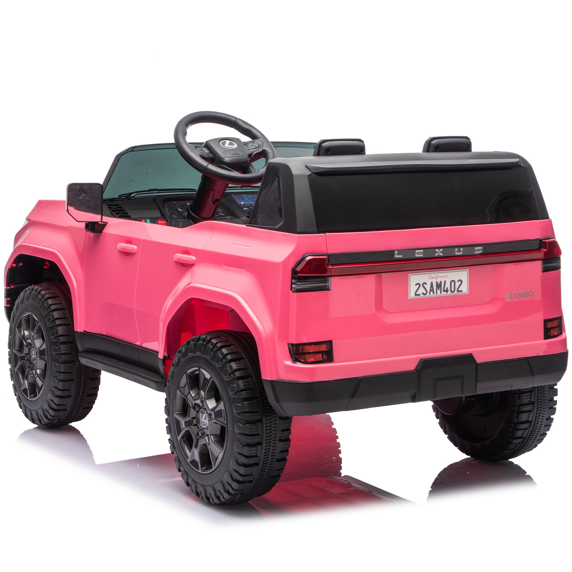 Lexus GX550 24V 2-Seater Kids Ride-On Car - Pink