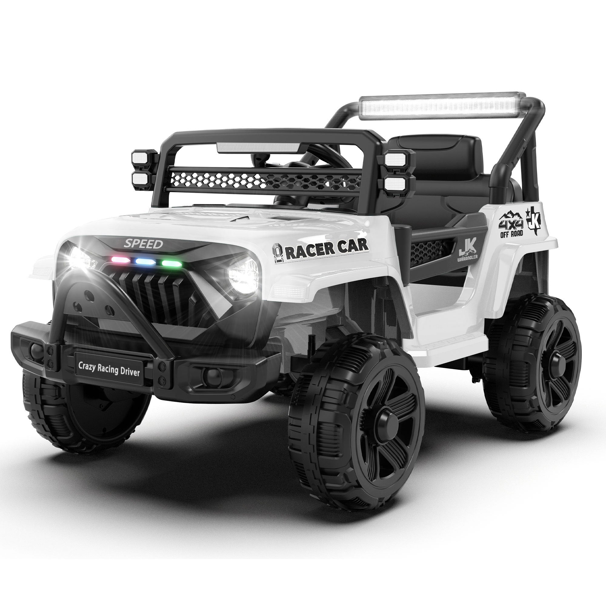 12V Kids Electric Ride-On Car with Parent Remote Control | Bluetooth & LED Lights