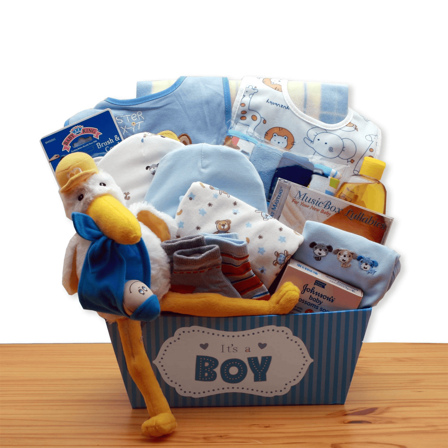 Bundle of Joy Baby Boy Gift Basket – Blue - The Little Big Store