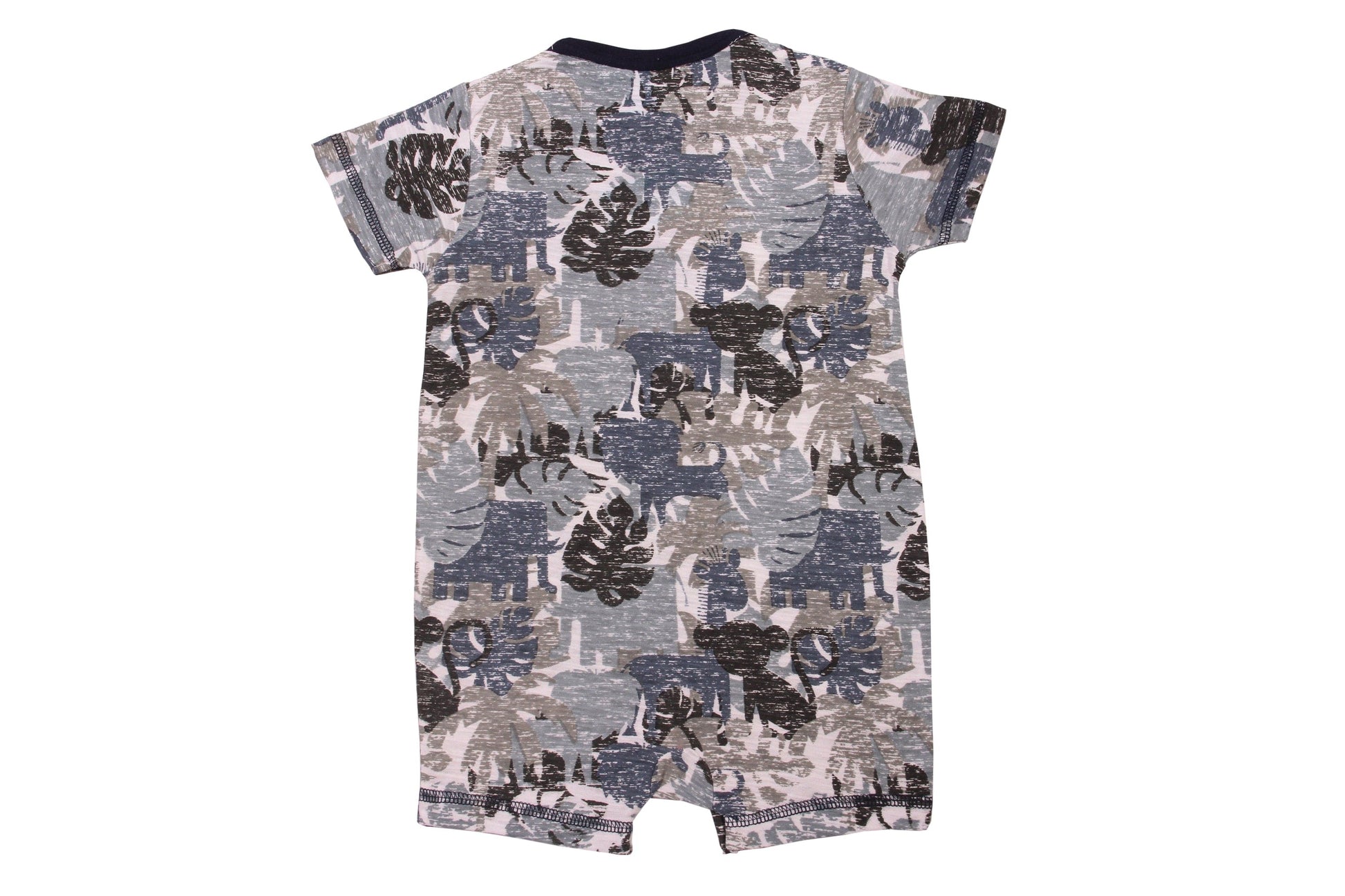Xander Tropical Leaf Romper Baby - The Little Big Store