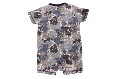 Xander Tropical Leaf Romper Baby - The Little Big Store