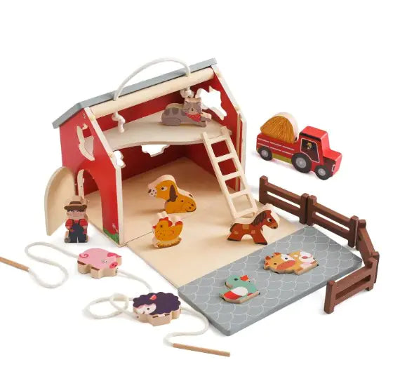 Montessori Wooden 5-in-1 Educational Toy - The Little Big Store
