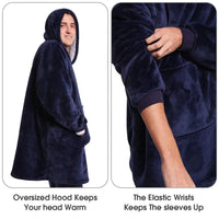 Winter Sherpa Blanket With Sleeves - The Little Big Store