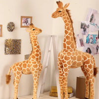 JungleGiant™ 🦒 – Life-Size Giraffe Plush Toy for Kids & Decor