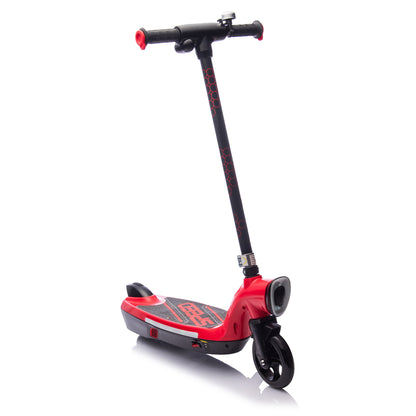 Kids Ride On Electric Scooter With Kickstand,Scooter Bell,Faster Speed And Longer Usage Time,Rear Brake,Wider Pedal,Non-Slip Handle,Colorful LED Lights,5.59-6.84 MPH For Kids 6+. - The Little Big Store