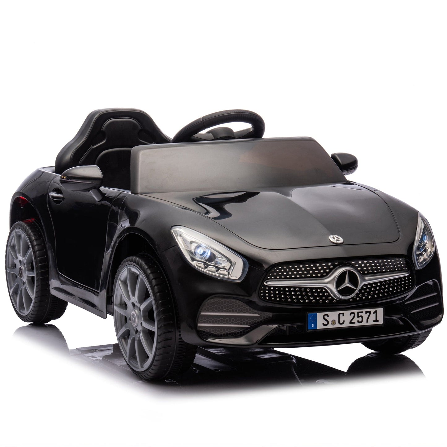 Licensed Mercedes-Benz CLS 350,12V Kids Ride On Toy Car w/Parents Control,2wd,Four-wheel suspension,Music,Bluetooth,LED Light,USB,Power display,Volume adjustment,Speeds 1.24-3.11MPH for Kids Aged 2-4. - The Little Big Store