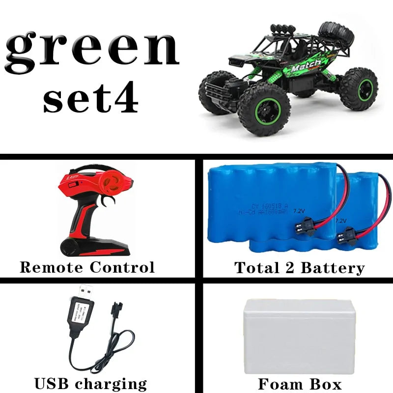 Precise: 1:12 4WD RC Car - Updated 2.4G Radio Control Buggy Toy - The Little Big Store