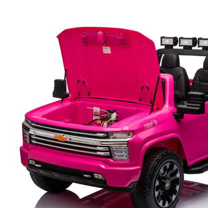 🚚 SilverBolt™ 24V Chevrolet Silverado 4x4 – 2-Seater Power Ride Truck
