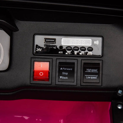 🚚 SilverBolt™ 24V Chevrolet Silverado 4x4 – 2-Seater Power Ride Truck