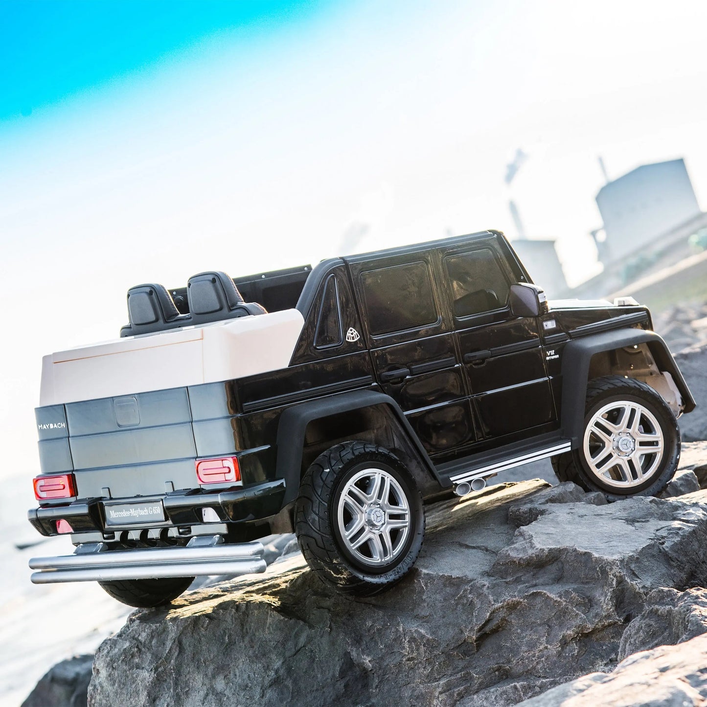 🚙 12V Mercedes Maybach G650 Landaulet Kids Ride-On – 1 Seater Luxury SUV | Remote Control, LED Lights, MP3, for Ages 3–6 🏁🎶