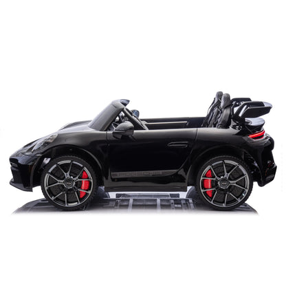 Licensed 24V Porsche 911 GT3 Kids Ride-On Car – 2-Seater with Silent Motor, Remote Control, LED Lights & Music | Ages 3–8
