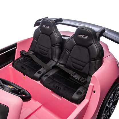 Licensed 24V Porsche 911 GT3 Kids Ride-On Car – 2-Seater with Silent Motor, Remote Control, LED Lights & Music | Ages 3–8