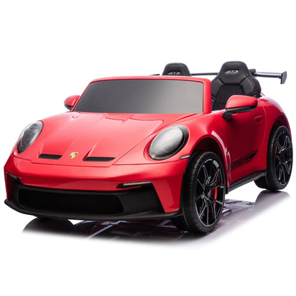 Licensed 24V Porsche 911 GT3 Kids Ride-On Car – 2-Seater with Silent Motor, Remote Control, LED Lights & Music | Ages 3–8