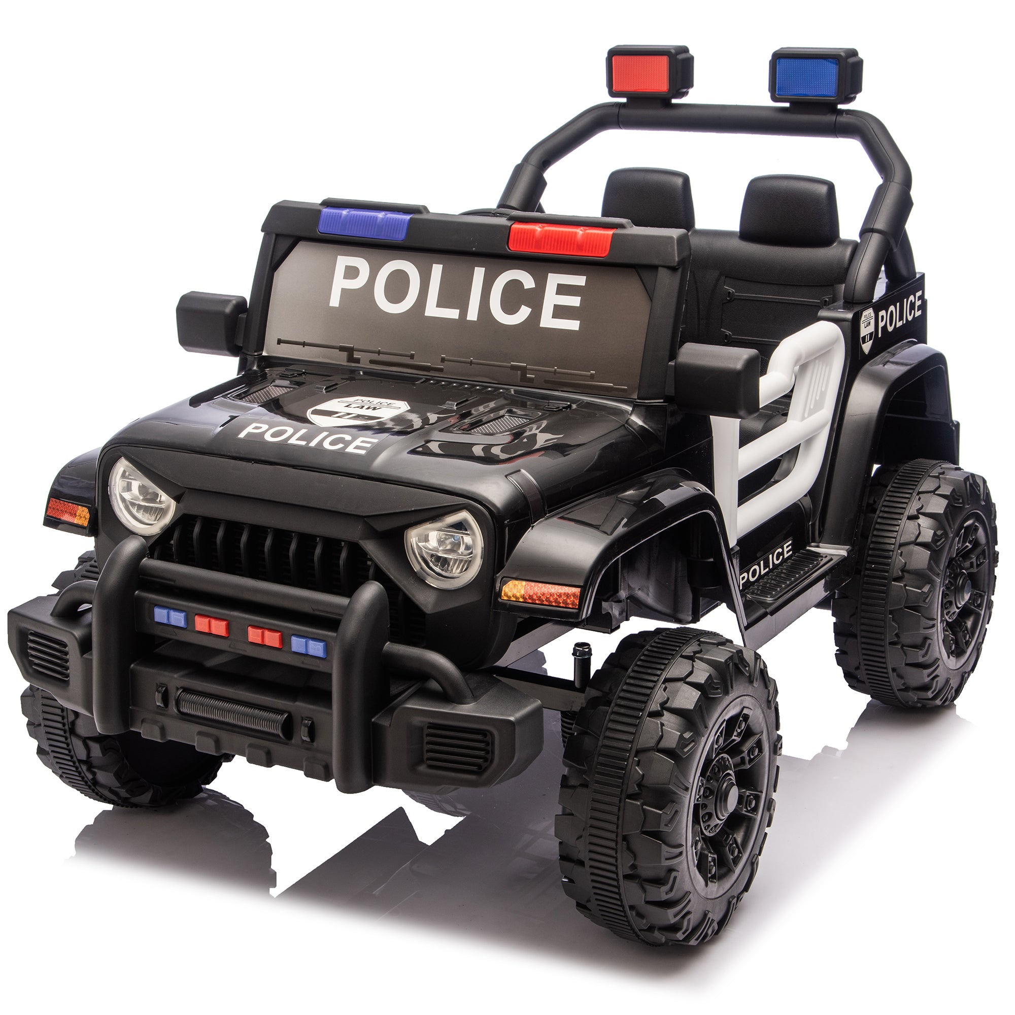 12V Kids Electric Police Car with Parent Remote Control