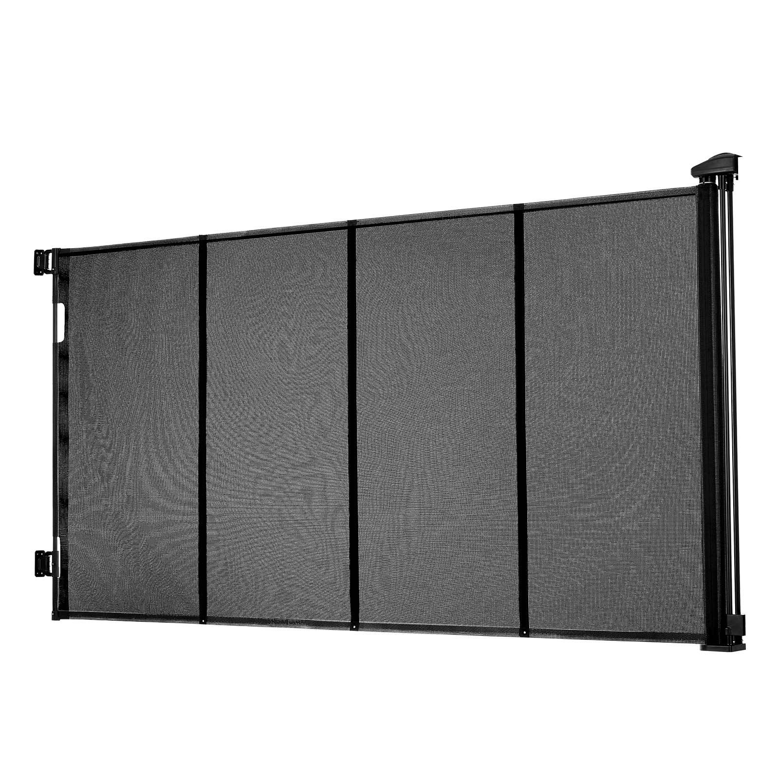 Retractable Baby Gate 120" Extra Wide, 38.5" Tall – Reinforced Mesh Safety Gate for Stairs, Doorways & Decks
