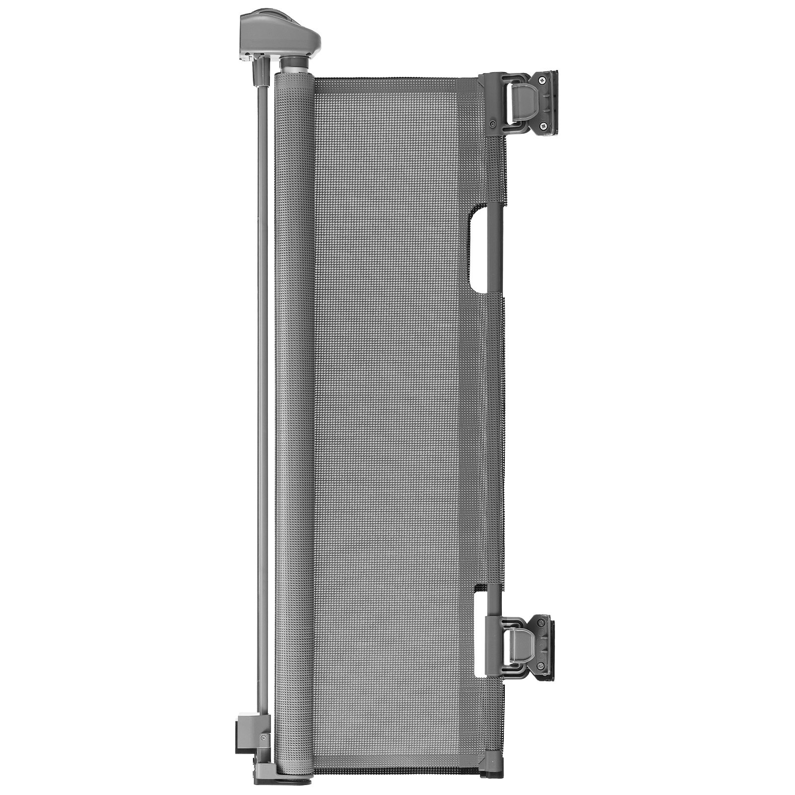 Retractable Baby Gate, 56.3-Inch Wide, 31.3-Inch Tall – Gray