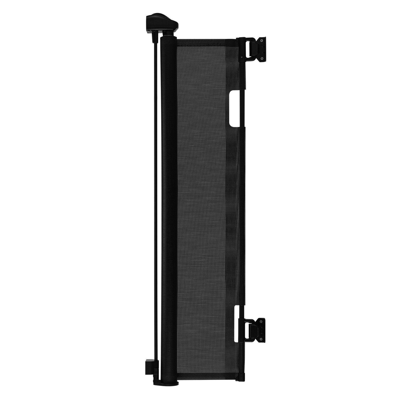 Retractable Baby Gate, 72.8-Inch Wide, 38.5-Inch Tall – Black
