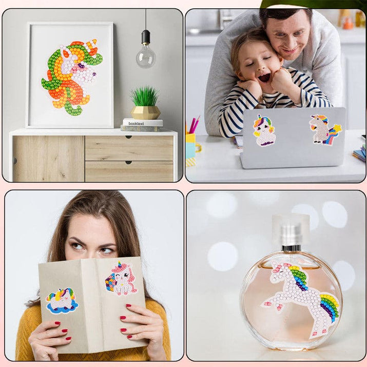 SparkleDreams: Unicorn 5D Diamond Painting Kit for Kids - The Little Big Store