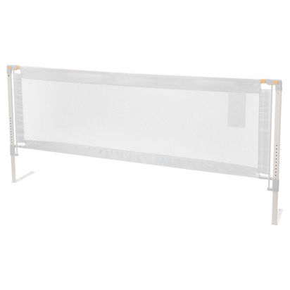 White baby crib safety fence on a white background