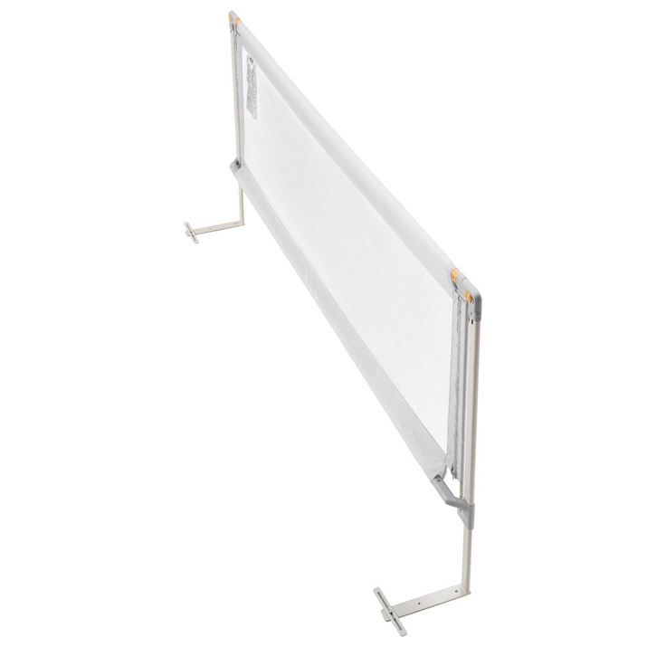 White screen with metal frame on a white background