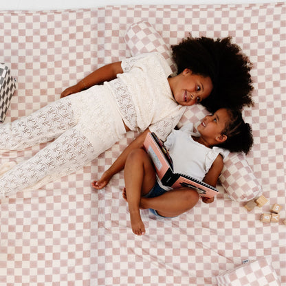 Checker Gumdrop Organic Cotton Mat - The Little Big Store