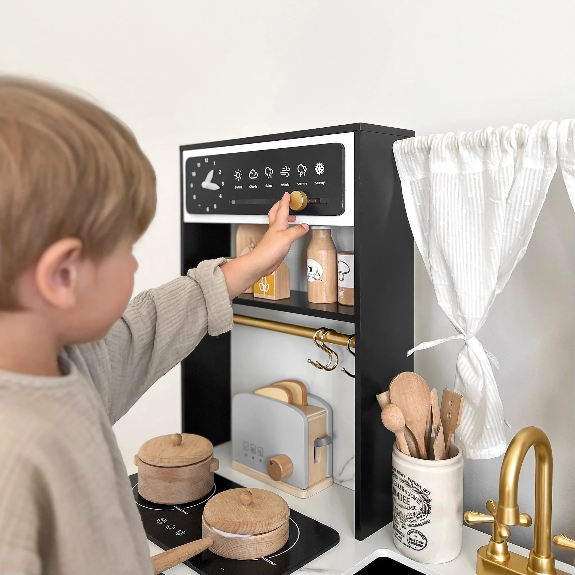 Tiny Land® Iconic Kitchen - Black - The Little Big Store