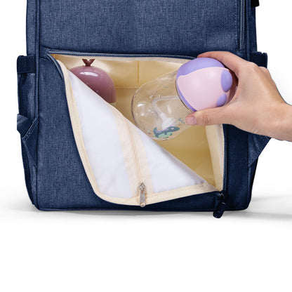 🎒 LuxeQuilt Quilted Diaper Bag Backpack 🍼 – Elegant, Spacious & Durable Baby Bag for Trendy Parents