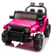 12V Kids Ride On Electric Car W/Parents Control,Dual drive, Four-wheel Suspension,With music,Bluetooth,MP3,USB,with headlights, steering wheel quick release,Slow start for Kids Aged 2-4. - The Little Big Store