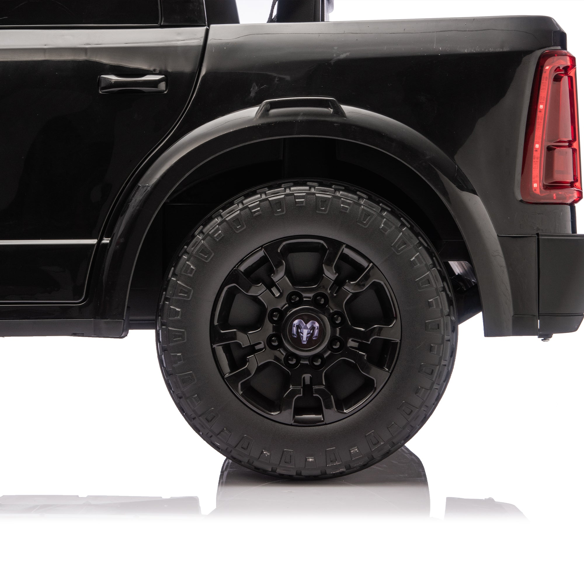 24V Licensed Dodge RAM 2500 2-Seater Ride-On Truck – Black