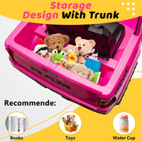 RAM 1500 Ride on Car Toy for Kids, 12V Powered Ride on Truck Toy with Remote Control, 4 Wheel Suspension, Safety Belt, Music, Bluetooth, LED Lights, Electric Cars for 3-5 Yrs Boy Girl, Pink