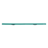 Mint foam gymnastics balance beam unfolded at floor level