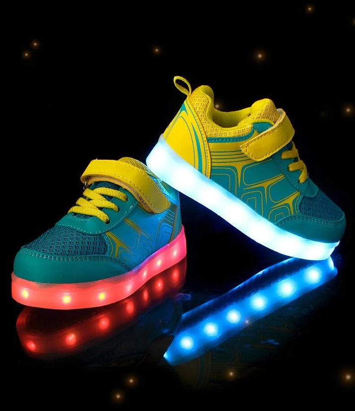 GlowStride™ Kids Luminous Shoes - The Little Big Store