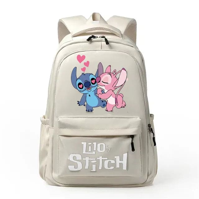 Stitchin' Style: Disney Lilo & Stitch Casual Oxford Cloth School Backpack for Kids!