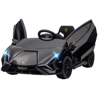12V Ride on Car, Lamborghini SIAN Licensed Kids Electric Ride-On Car - The Little Big Store