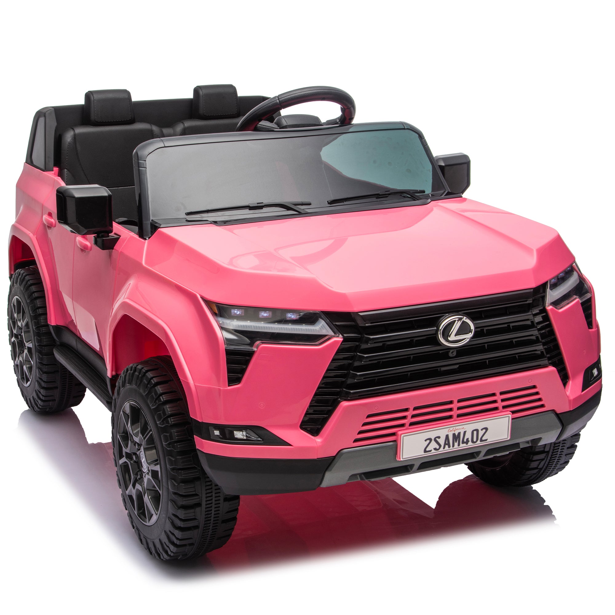 Lexus GX550 24V 2-Seater Kids Ride-On Car - Pink