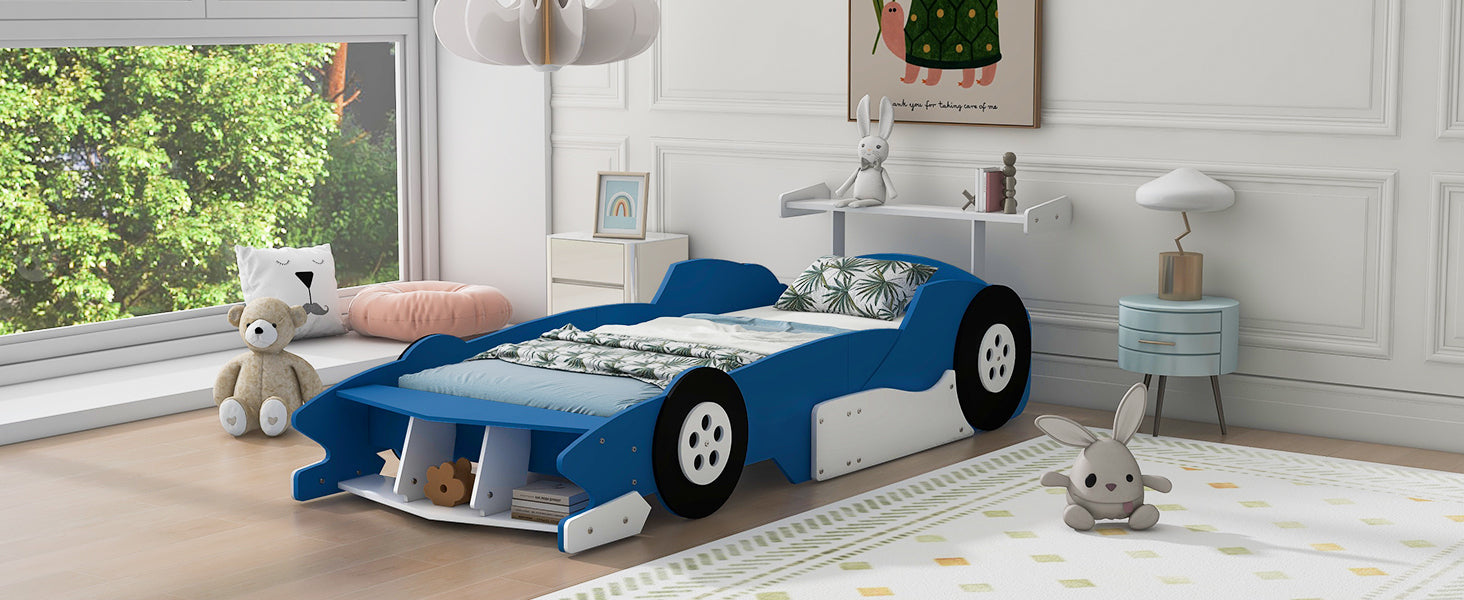 TheLittleBigStore SpeedDream™ Twin Race Car Bed