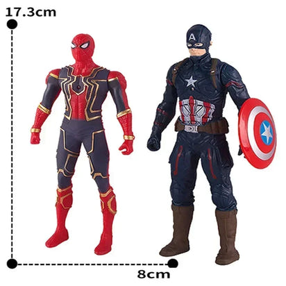 Marvel Glow Heroes: 17cm Spiderman, Hulk, Iron Man Action Figures - Kids' Toys & Collectibles - The Little Big Store