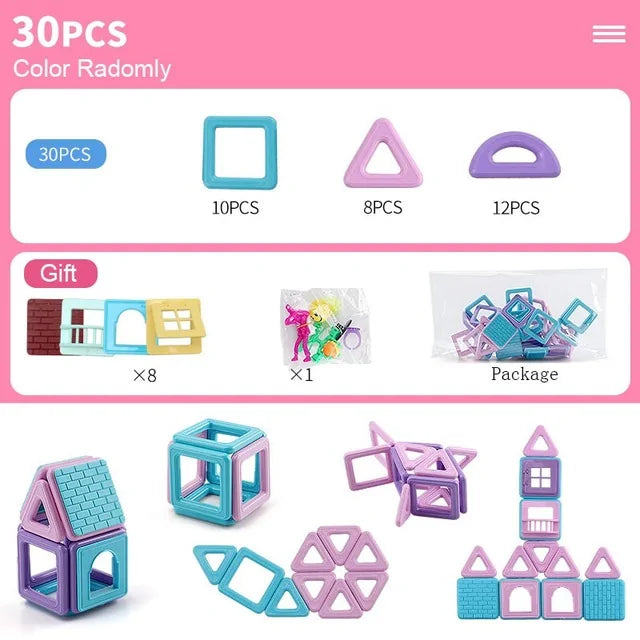 Big Size Magnetic Designer Construction Set Model - The Little Big Store