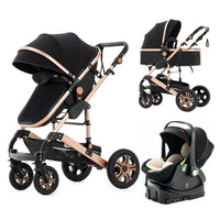 WanderWheels: 3-in-1 Portable Baby Stroller & Car Seat Combo