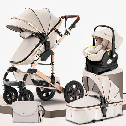 WanderWheels: 3-in-1 Portable Baby Stroller & Car Seat Combo