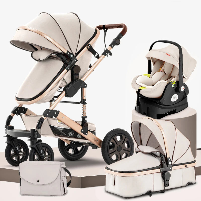WanderWheels: 3-in-1 Portable Baby Stroller & Car Seat Combo