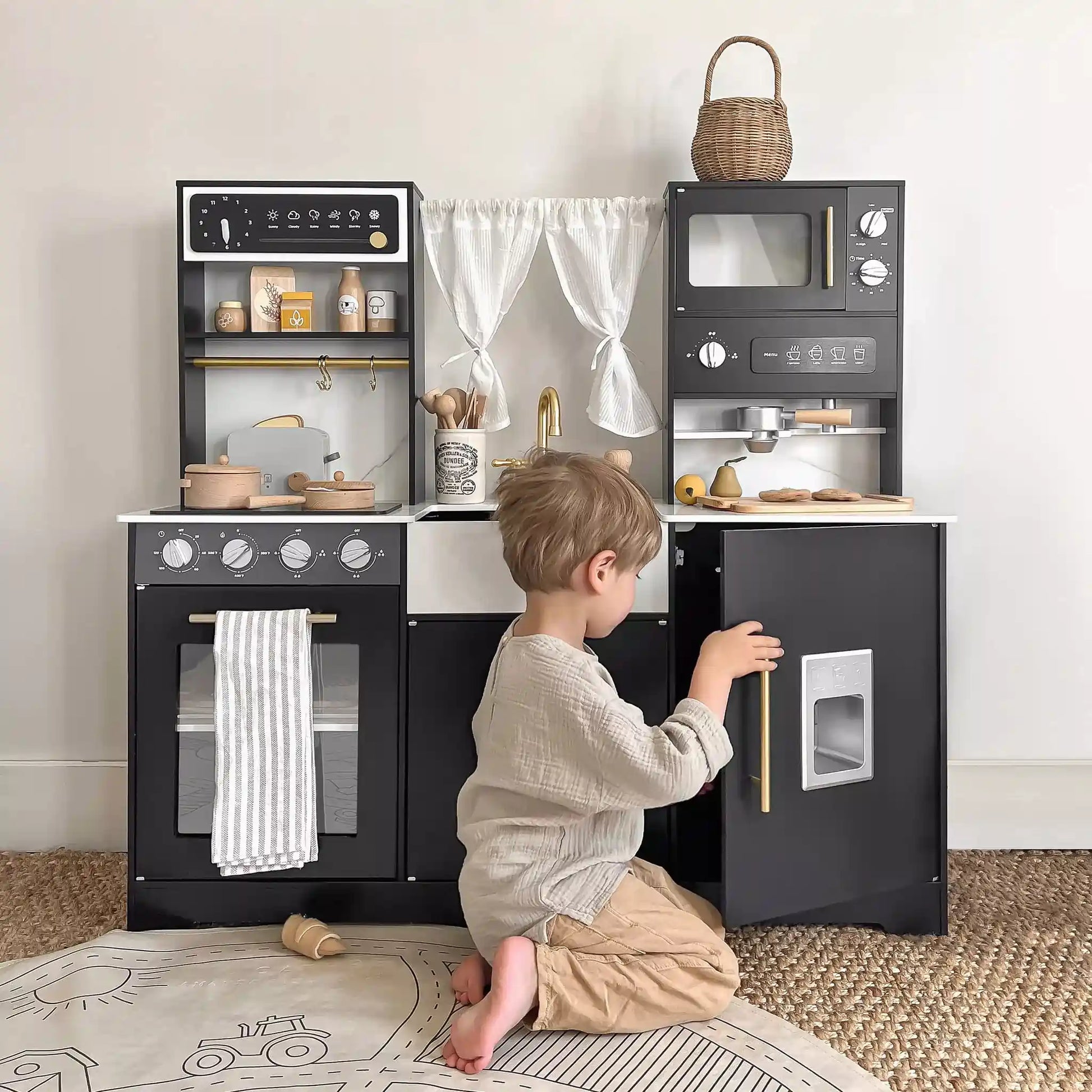 Tiny Land® Iconic Kitchen - Black - The Little Big Store