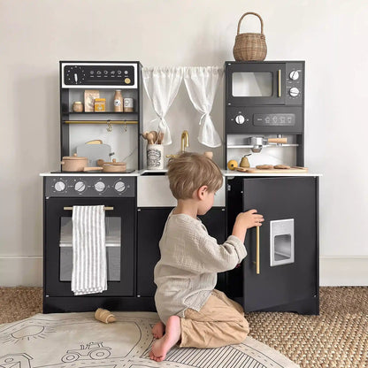 Tiny Land® Iconic Kitchen - Black - The Little Big Store
