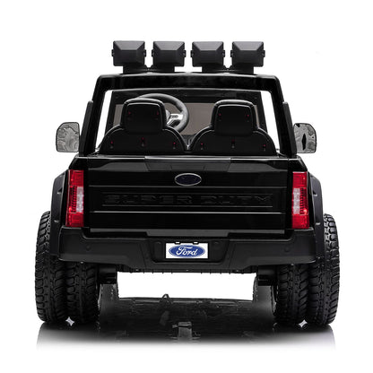 ShadowDrive™ Ford F450 24V Kids Ride-On Truck 🚙🖤 – Sleek Black with R/C Parental Remote Control!