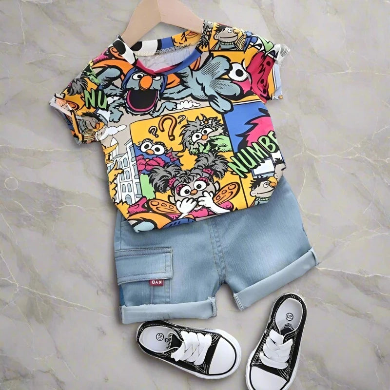 Product Name: GraffitiSplash™ Summer Outfit Set 🌞