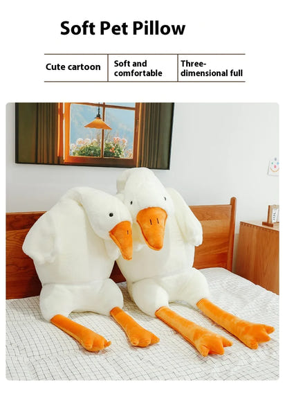 White Geese Plush Toy - The Little Big Store